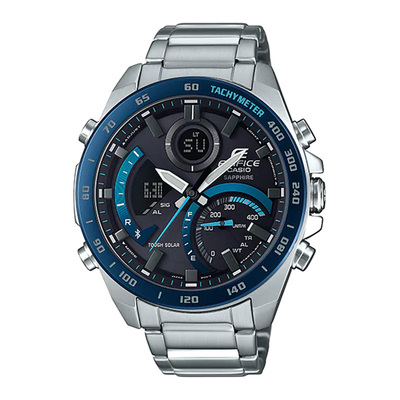 卡西欧蓝牙太阳能石英男手表防水