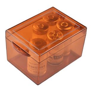 医用避光药盒粉剂药品封装和针剂盒便携粉剂药遮光分装收纳盒子