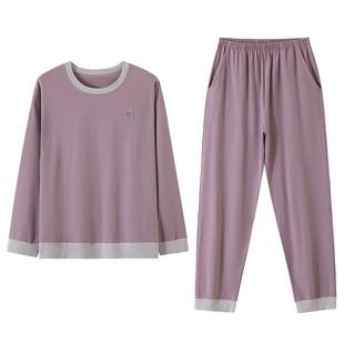 睡衣女款秋季纯棉长袖2026新款春秋可出门休闲家居服全棉秋天套装