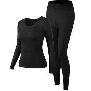 安幸「素裹」无痕隐形肌底衣超薄热感打底薄款保暖内衣套装冬季