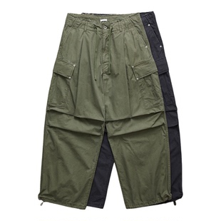 现货 NAME. ONE TUCK CARGO PANTS 日产密织做旧水洗工装裤 26SS