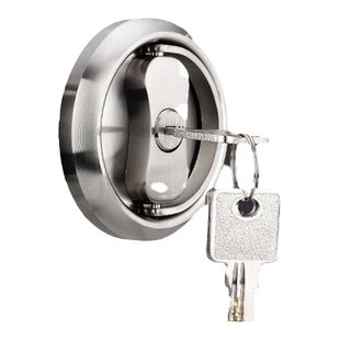 拉环隐形门锁双面暗门锁卧室房门室内木门推拉移门锁带钥匙无把手