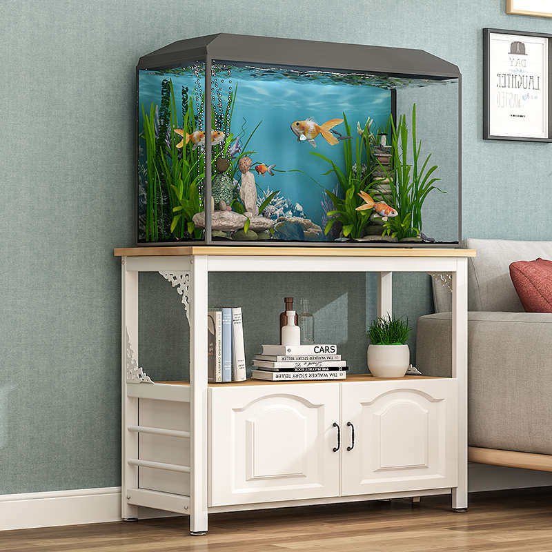 欧式鱼缸架子底柜金属底架小型鱼缸架底座水族箱底柜鱼缸架子底柜