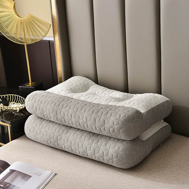 颈椎枕乳胶反牵引枕枕芯反芯枕头枕牵引护枕头颈枕头成人护颈