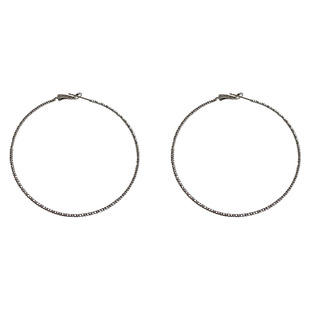 欧美ins夸张金属大圆圈圈细hoop耳环时髦潮人耳圈个性街头耳饰女