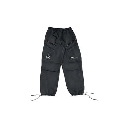 【正版授权】Underverse联名吉考斯工业多口袋水洗做旧休闲长裤