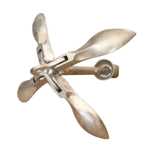 船锚船说包邮碳钢热镀锌折叠船锚钓鱼橡皮艇充气船用不生锈型号全