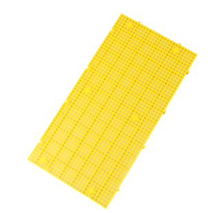 乌龟发色底滤板鱼缸隔离板水族网格板蛋龟发色黄色加密乌龟晒台板