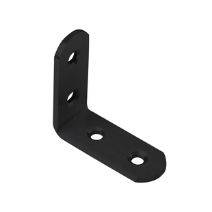 黑色不锈钢角码三角铁90度直角固定器吊柜隔板支撑架TL型加固配件