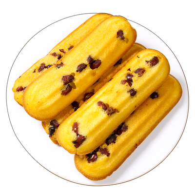 红豆牛乳鸡蛋糕传统老式糕点面包健康早餐打工人速食食品整箱批发