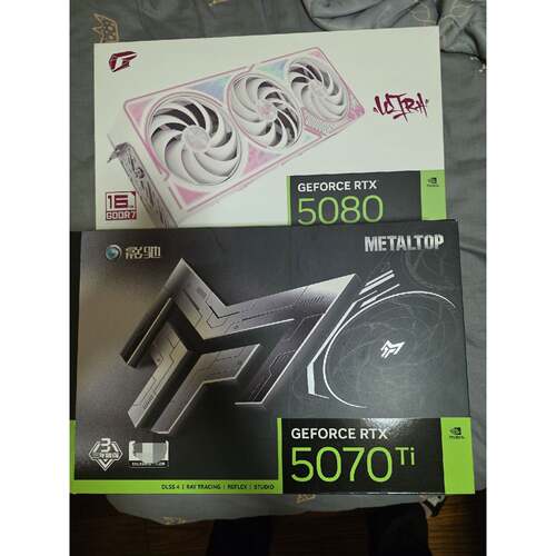 全新影驰金属大师黑金版显卡，5070Ti 16G GDDR7—议价
