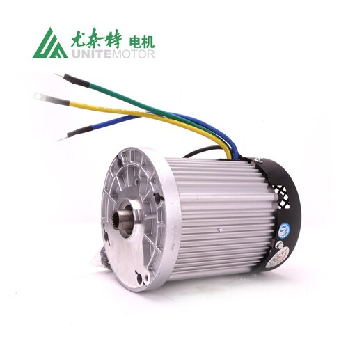 尤奈特电机BM1424HQF-14BA无刷电机头1500W1800W2200W电动三轮车