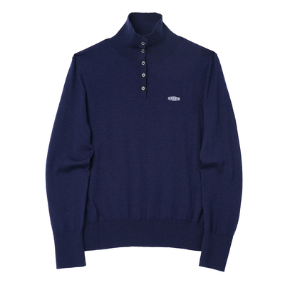 UNICARE半开领针织套头衫 长袖T恤 春秋冬舒适百搭打底衫上衣2025