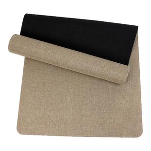 新品亚麻天然橡胶瑜伽垫高弹透气耐磨防猫抓防滑减震运动健身垫