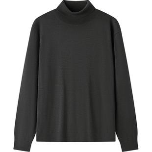 森马毛衣男冬季美利奴羊毛打底衫高领内搭纯色百搭针织衫套头毛衫