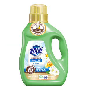 超能洁净柔护洗衣液750g深层去渍