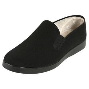 老美华2026新款一脚蹬老北京布鞋男春季登山解放鞋休闲懒人帆布鞋