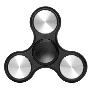 FUN HO /泄密者指尖陀螺同款金属简约静音不锈钢手指陀螺减压神器