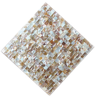 恒大工程油花密拼天然贝壳贝母马赛克自粘背胶卫生间背景瓷砖现货