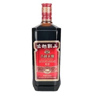 古越龙山绍兴黄酒六年陈古越太雕500ml*1装半甜型绍兴酒老酒自饮