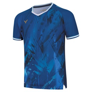 旗舰店新VICTOR胜利羽毛球服球员大赛服专业速干运动服T恤T55000