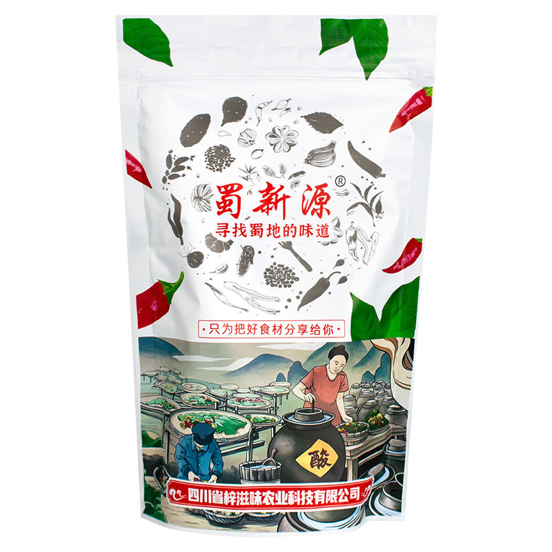 蜀新源烧白盐菜500g袋装