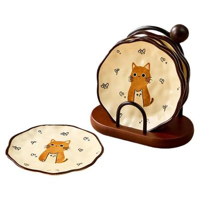 高档陶瓷吐骨碟家用小盘子碟子