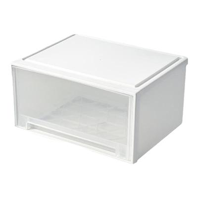 收纳箱抽屉式塑料储物箱家用衣服整理箱透明加厚衣柜衣物收纳盒子