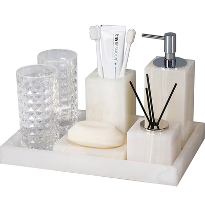 大理石洗漱套装高端轻奢