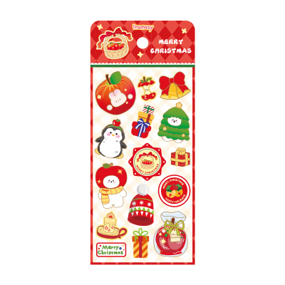 inamzy圣诞主题立体贴纸