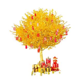 仿真金榕树庆典许愿树摇钱树假树发财树新年红包树商场酒店装饰树