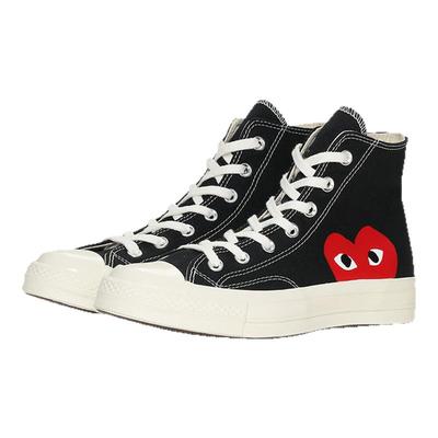 I.T川久保玲情侣款高帮帆布鞋