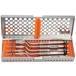 马杰斯特上颌窦内提升工具盒 牙科种植齿科器械凹头凸头 骨挤压器