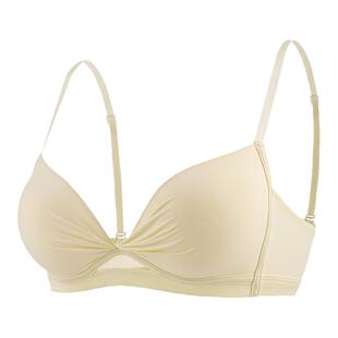 内衣夏季天薄款女显小胸聚拢收副乳防下垂三角杯细肩带低胸文胸罩