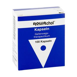 【自营】德国Rowachol乐活可 肝胆病肝胆病胆管结石100粒正品胶囊