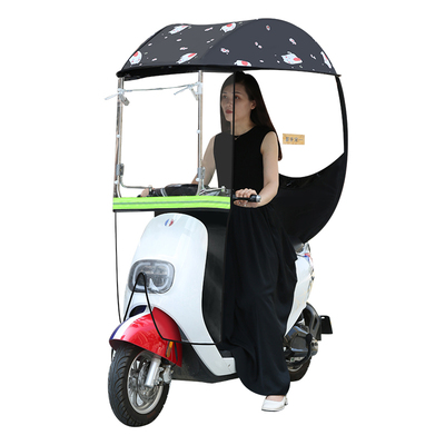 电动车新款遮雨棚电瓶车遮阳伞