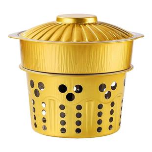 露营小火锅套装户外锅具卡式炉专用春游野炊一次性火锅酒精灯煮锅