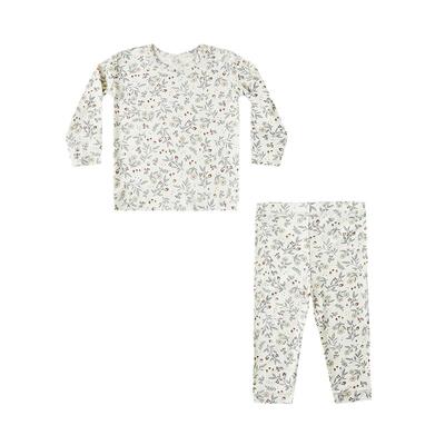 男女童竹纤维长袖家居套装