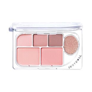 一盘化全脸！玛丽黛佳粉墨五色眼影盘大地色粉色哑光细闪修容7g