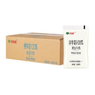 科迪纯牛奶180ml*12袋纯鲜牛奶原生儿童学生全脂营养早餐奶