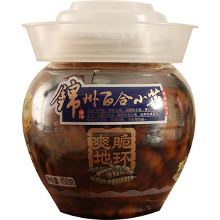 冯大拿锦州百合小菜下饭菜咸菜酸甜泡菜酱菜爽脆地环坛装450g1瓶
