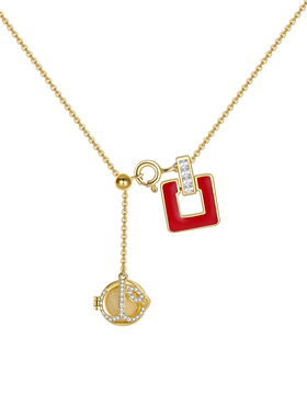 魔法变色纯银扩香项链