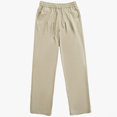 烦恼的Octopusl秋季直筒褶皱垂感西裤宽松简约通勤百搭休闲长裤男