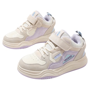 ABCkids童鞋板鞋女童二棉鞋2024冬季新款儿童保暖运动鞋加绒棉鞋