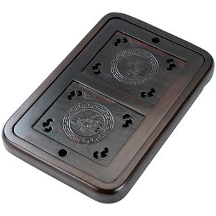 花梨木功夫茶盘家用2026新款实木干泡茶台一人轻奢茶具沥水茶托盘