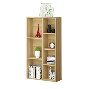 定制格子柜书柜尺寸订做实木自由组合落地柜收纳储物柜矮柜木柜子