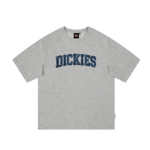 Dickies帝酷适休闲字母印花短袖T恤男夏季宽松圆领纯棉半袖上衣M