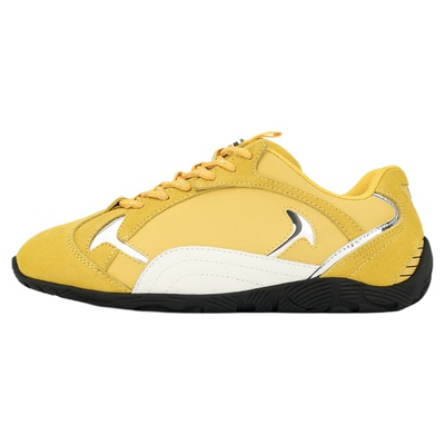 SMILEY笑脸黄色运动高级感休闲日常复古通勤阿甘赛车薄底鞋子