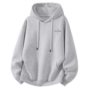 Jeep吉普连帽卫衣男女士新款春秋青少年衣服美式高级重磅男生上衣