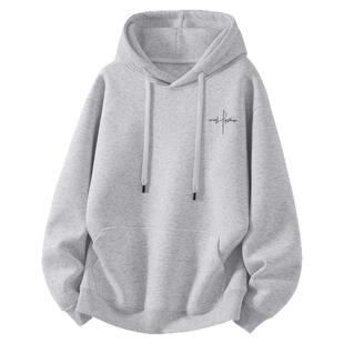 Jeep吉普男女士连帽卫衣新款春秋青少年衣服美式高级重磅男装上衣